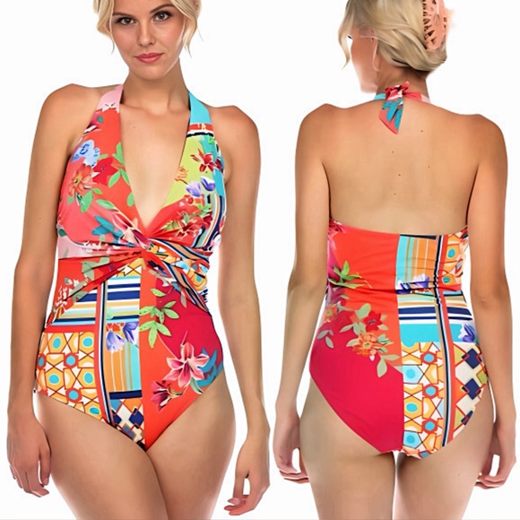 Johnny Was Other - Johnny Was Color Twist One Piece Swimsuit